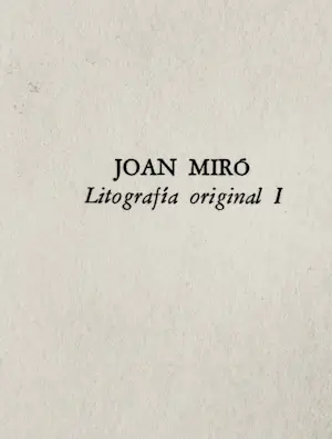 Joan Miro - L´Astre bleu, Farblithographie von 1972, Werkverzeichnis Mourlot 857 kopen? Bied vanaf 280!