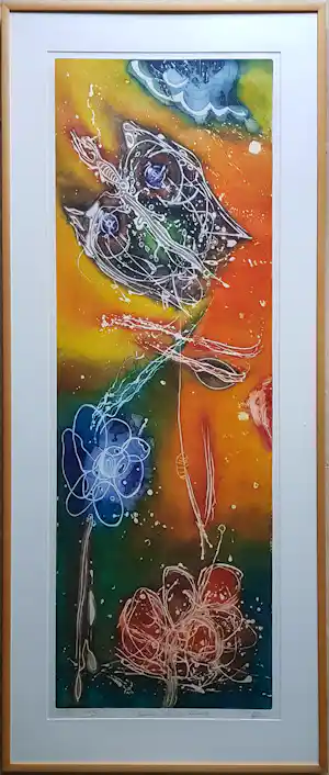 Ad Arma - Kleurenets: 'Autumn, the last butterfly' (2001) verkocht voor € 250!
