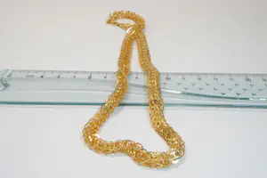 40 - 18 karaats geelgouden fantasie schakel collier kopen? Bied vanaf 920!