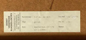 Carl de Wit - Olieverf met was op board - gevangenenkamp - gesigneerd kopen? Bied vanaf 1!