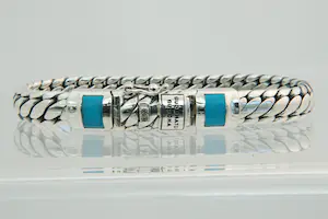 53 - Originele en ZGAN - 1e gehalte zilveren - Buddha to Buddha armband kopen? Bied vanaf 90!