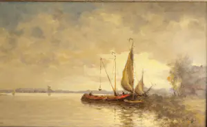 Jan Schaeffer - Bootjes op een plas kopen? Bied vanaf 125!