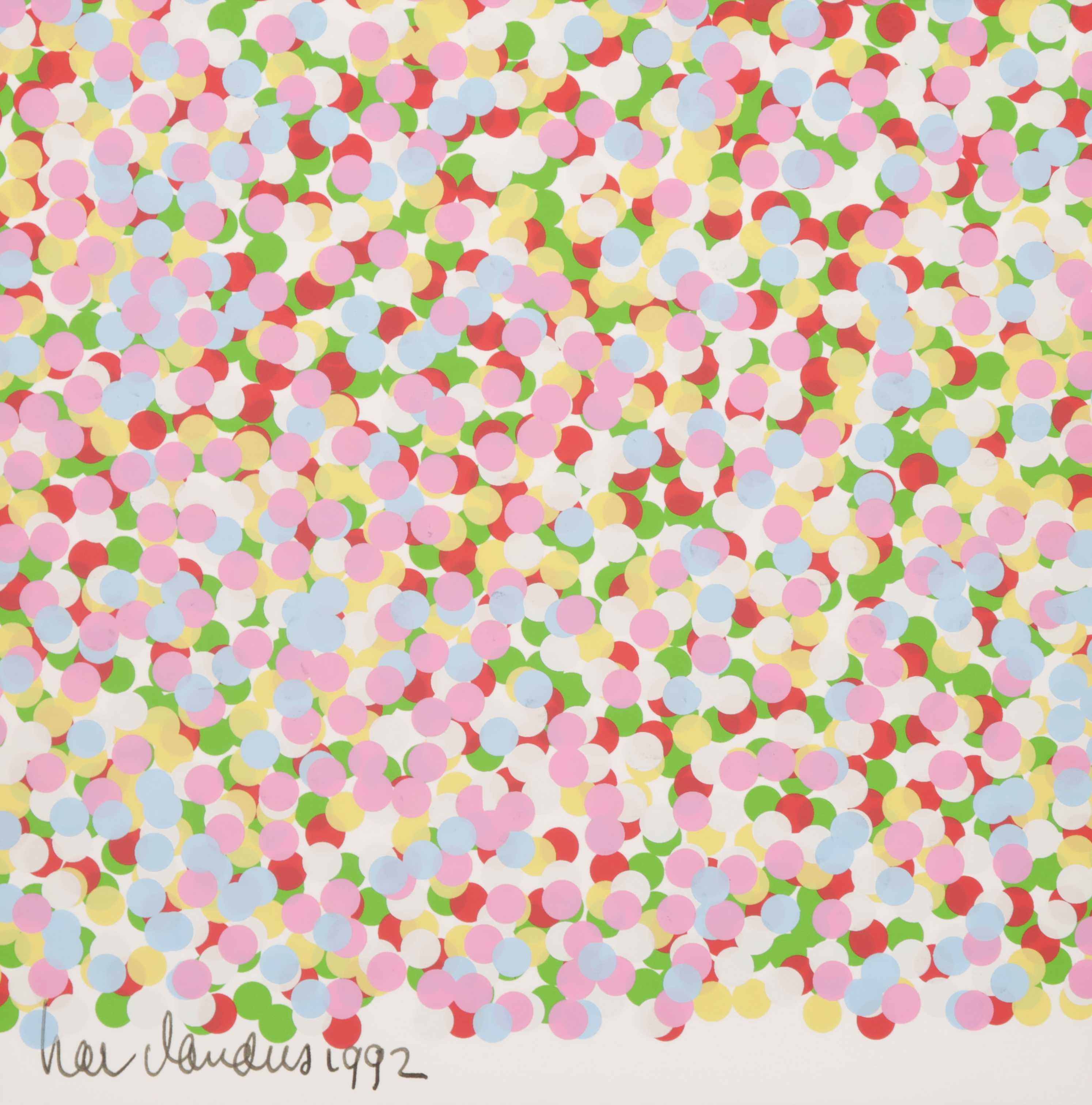 Har Sanders - Zeefdruk, Confetti verkocht voor € 35!