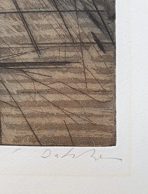 Karl Fred Dahmen - Tagebüch November, Aquatinta-Radierung mit Reliefdruck kopen? Bied vanaf 225!