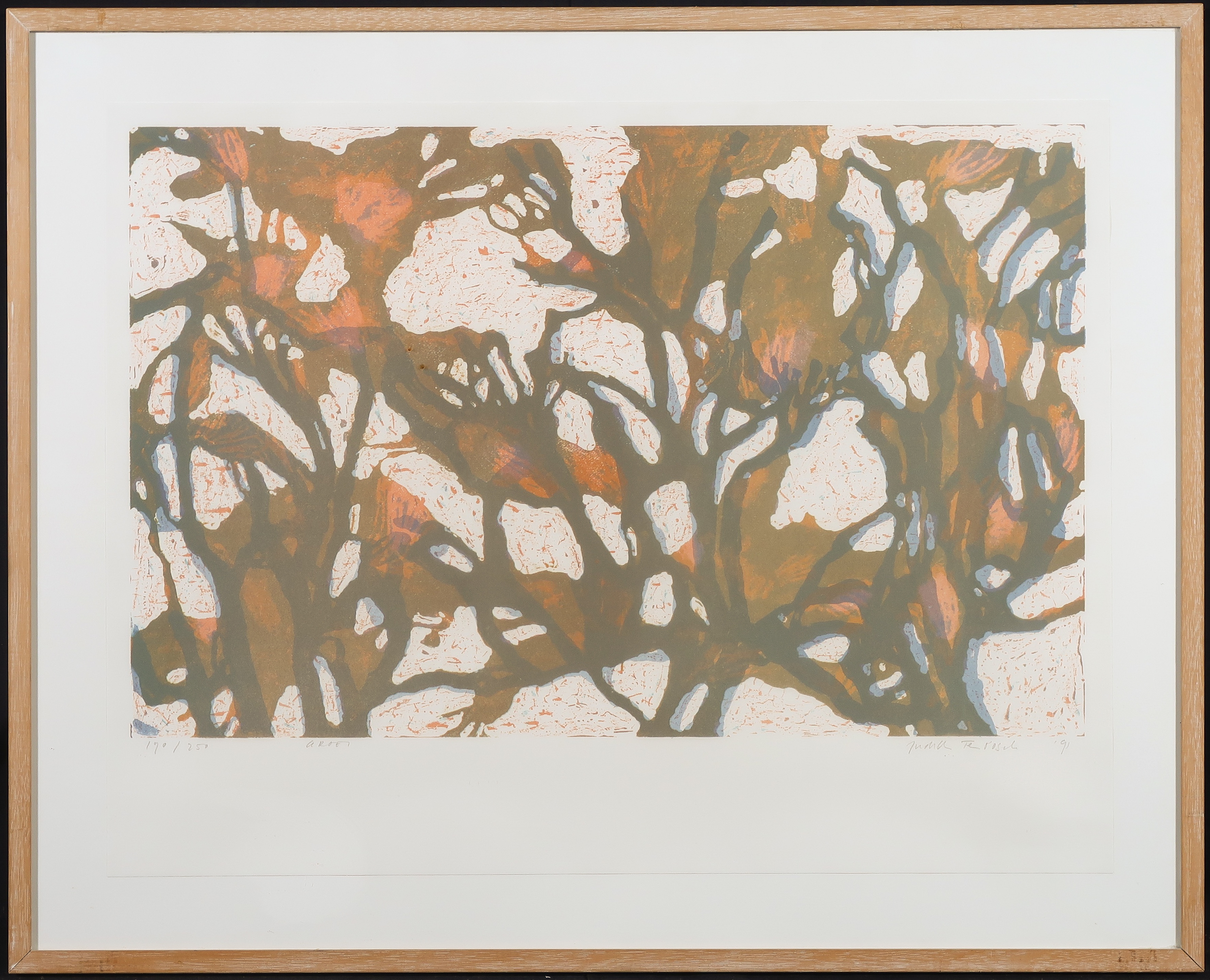 Judith ten Bosch - Litho, Groei II - Ingelijst kopen? Bied vanaf 1!