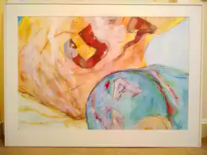 Walter van Gogh - foot-ball 3 / GROOT WERK verkocht voor € 40!