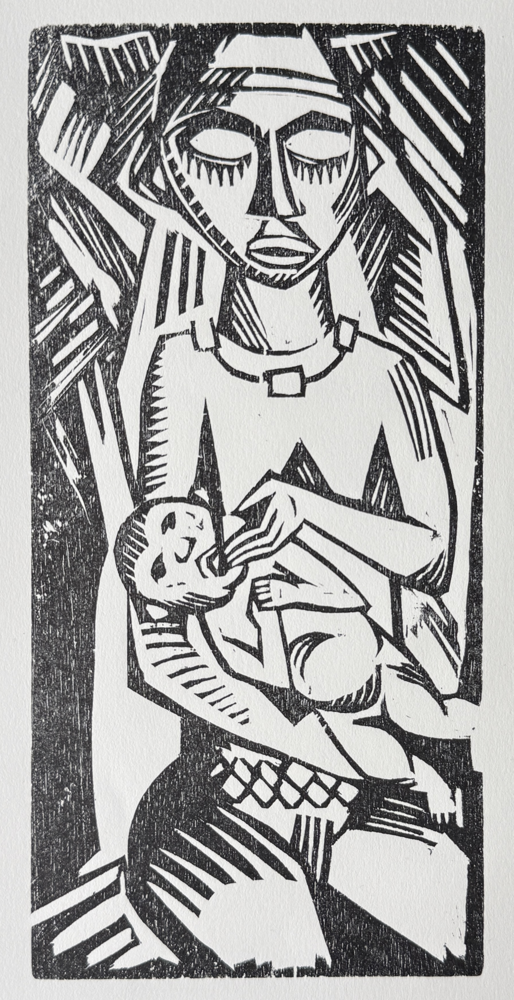 Max Pechstein - Der Säugling - Palau / Südsee . Original-Holzschnitt 1917 / 1980 kopen? Bied vanaf 150!