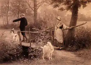 Paul-Armand Girardet - Gravure, Déja Passé (naar Rudaux) verkocht voor € 1!