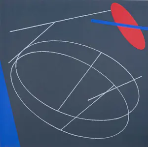 Marius Quee - Zeefdruk, Abstract-geometrische compositie kopen? Bied vanaf 40!