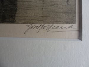 Johannes Josseaud - Ets, Munttoren te Amsterdam kopen? Bied vanaf 35!