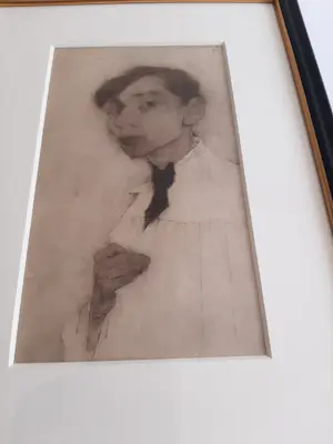 Jan Mankes - Originele Heliogravure Zelfportret 1923 kopen? Bied vanaf 120!