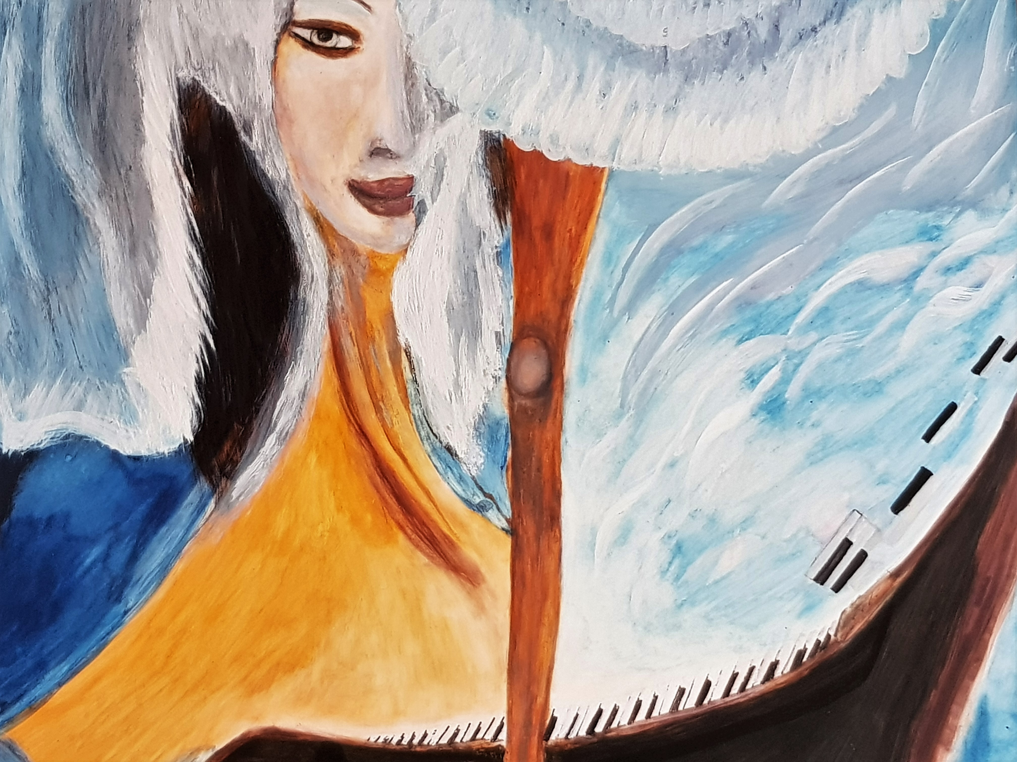 Niet of onleesbaar gesigneerd - Gesigneerde Aquarel - Ballet Danser kopen? Bied vanaf 1!