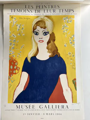 Kees van Dongen - Handgesigneerde lithografische affiche | 'Brigitte Bardot' | 1964 kopen? Bied vanaf 1!