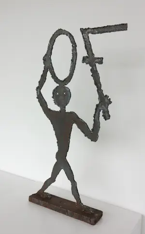 Albrecht Genin - Metalen sculptuur, Figur 70 kopen? Bied vanaf 150!