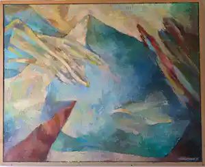 Andrzej Wawrzyniak - Abstract werk verkocht voor € 70!