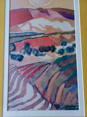 Jeroen Krabbé - Landschap verkocht voor € 50!