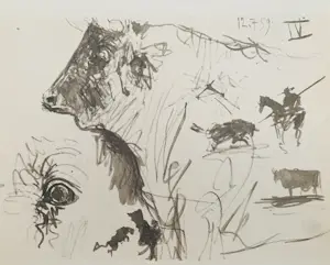 Pablo Picasso - “Toros y Toreros, Bullfighters". kopen? Bied vanaf 39!