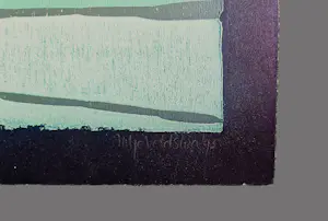 Antje Veldstra - een in zeer kleine oplage (10) gemaakte kleuren houtdruk - gesigneerd kopen? Bied vanaf 48!