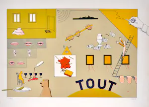 Jan Voss - Tout - Litho - Gesigneerd - 55x77 cm - 1969 kopen? Bied vanaf 50!