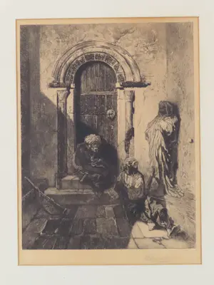 Carel Lodewijk Dake sr. - Oosterse Poort met wachters kopen? Bied vanaf 40!