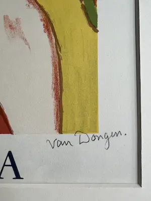 Kees van Dongen - Handgesigneerde lithografische affiche | 'Brigitte Bardot' | 1964 kopen? Bied vanaf 1!