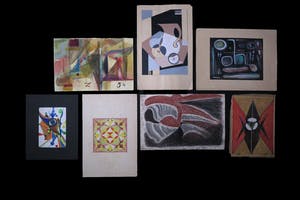 Niet of onleesbaar gesigneerd - Lot, Divers Abstract Werk kopen? Bied vanaf 1!