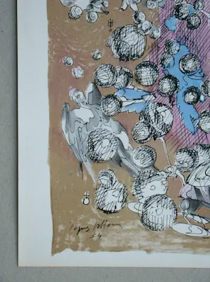 Jacques Villon - Planetaire constellatie - 1954 - Originele lithografie - Gesigneerd - Mourlot kopen? Bied vanaf 50!