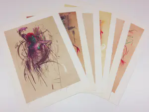 Hennie van der Vegt - Litho, Lot van 6 naakten kopen? Bied vanaf 100!
