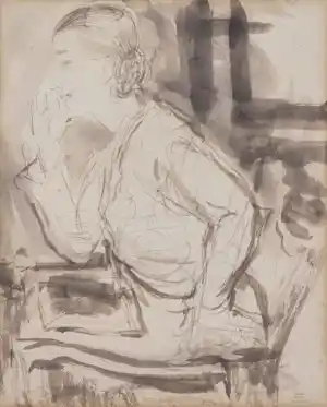 Johan Dijkstra - Atelier - Portret van een vrouw kopen? Bied vanaf 350!