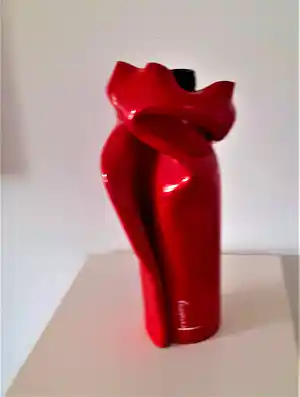Henk Jurriaans - Object (met fles wijn) verkocht voor € 65!