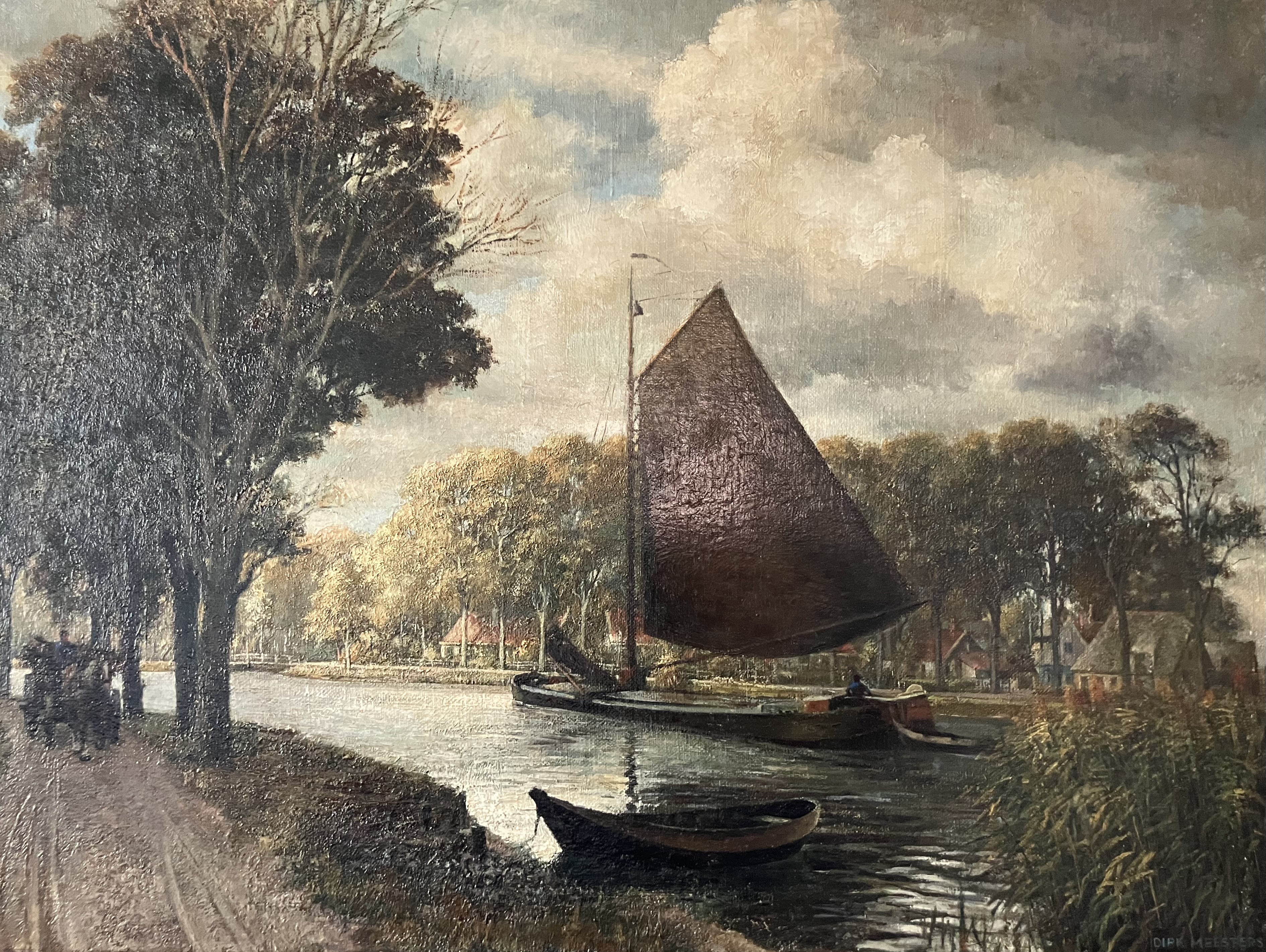 Dirk Meesters - Rivierlandschap kopen? Bied vanaf 145!