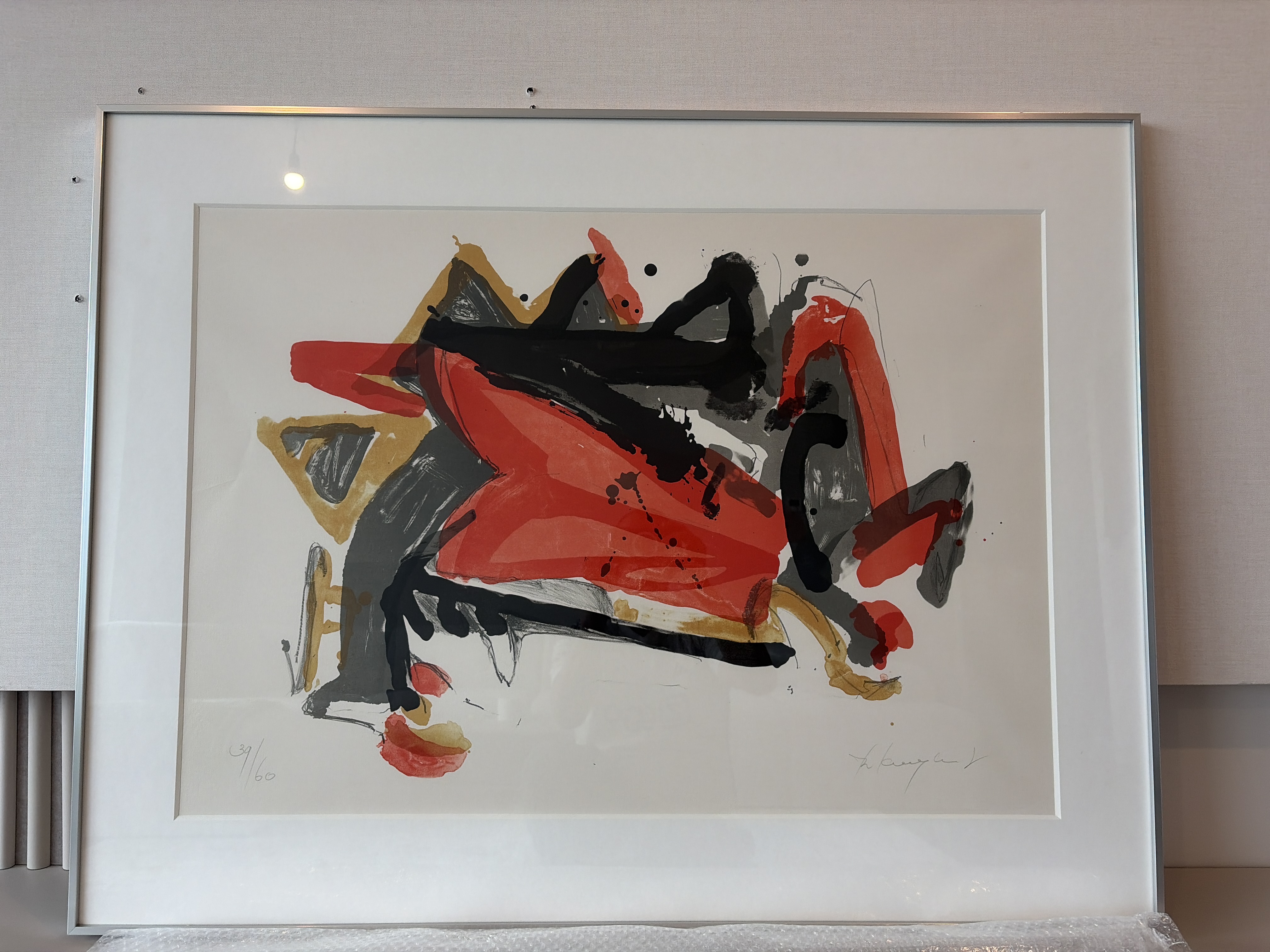 Theo Kuijpers - Theo Kuijpers – Hart – grote handgesigneerde litho – 1987 kopen? Bied vanaf 80!
