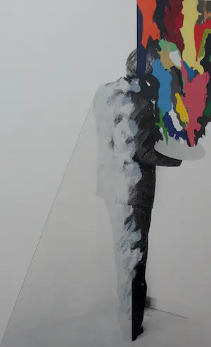 Ger van Elk - Zeefdruk: "Self painted palet" - 1993 kopen? Bied vanaf 399!