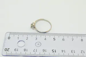 20- Elegant 14K wit gouden solitair ring briljant geslepen (H/si) 0.20) diamant kopen? Bied vanaf 210!