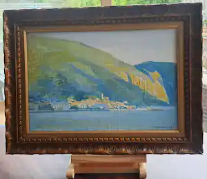 Jacob Dooijewaard - Gezicht op Menton verkocht voor € 275!