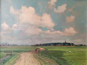 Johannes Elsinga - Landschap kopen? Bied vanaf 400!