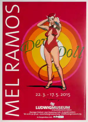 Mel Ramos - handsigniert - Devil Doll verkocht voor € 135!
