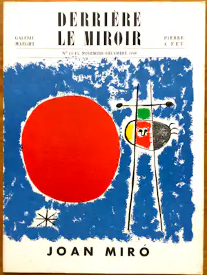 Joan Miro - Derrière Le Miroir - no. 14-15 - Jaar 1948 - Maeght Paris - 2e Editie - Goed kopen? Bied vanaf 50!