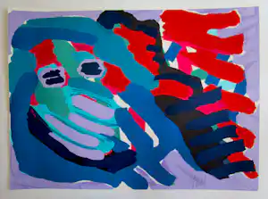 Karel Appel - Another Blue Head Again kopen? Bied vanaf 650!