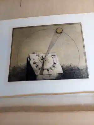 Friedrich Meckseper - Sonnenuhr, 1965 verkocht voor € 160!