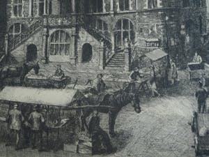 Niet of onleesbaar gesigneerd - Ets , “Stadhuis Venlo” – gesigneerd & ingelijst – No 22 kopen? Bied vanaf 10!