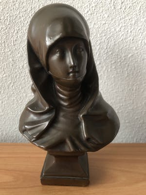 Brons (Onbekend) - Prachtige buste jaren 20 / 30 kopen? Bied vanaf 45!