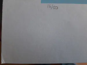 Maartje Wijngaarden - Zeefdruk, blauwe bloem kopen? Bied vanaf 35!