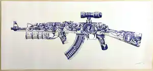 Magnus Gjoen - Delft-AK47 verkocht voor € 250!