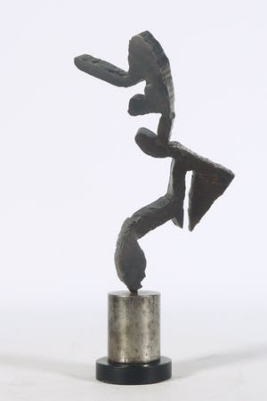 Ben Oldenhof - Stalen object, Abstracte vorm kopen? Bied vanaf 70!