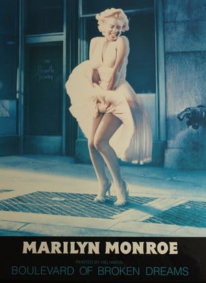 Curiosa - Marilyn Monroe met verlichting , Boulevard of Broken Dreams – Jaren ‘80 kopen? Bied vanaf 1!