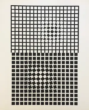 Victor Vasarely - Prachtige offset litho - ERIDAN-3 - 1973 - Editions du Griffon kopen? Bied vanaf 1!