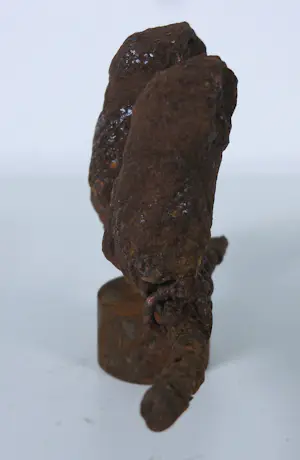Paul Beckers - Drie sculpturen van ijzer en terracotta, Vogels (Ibis, Oehoe en uiltjes) + boek! kopen? Bied vanaf 80!