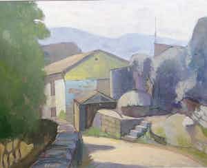 Adriaan van Esveld - Tempera - "Romeinse route Mondim de Basto" verkocht voor € 295!