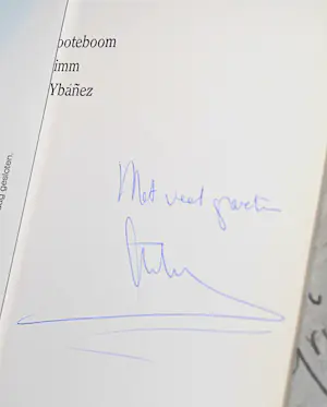 Arty Grimm - & Miguel Ybanez: 4 boekwerken -1x gesigneerd, 2x met gedichten Cees Nooteboom kopen? Bied vanaf 50!